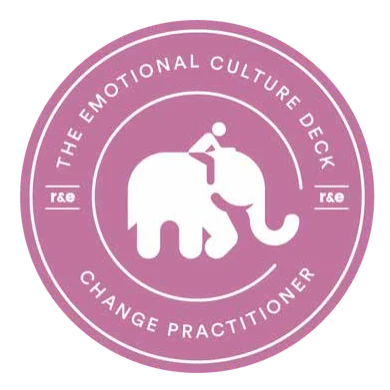 The Emotional Culture Deck Change Practitioner certification badge